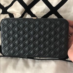 Black Quilted Clutch